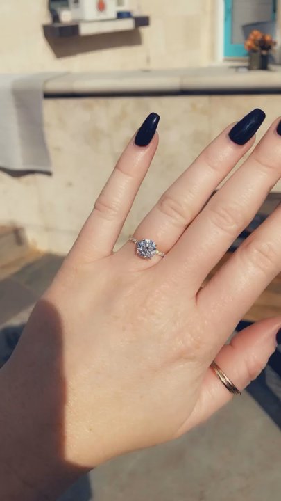 Joe Escobar Diamonds - My spectacular ring! All thanks to Eeva :) - Jewelry Near Me - Campbell, California