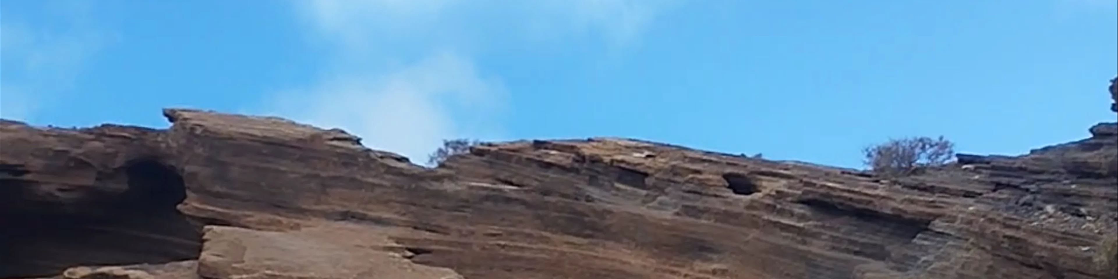 Grietas montaña blanca