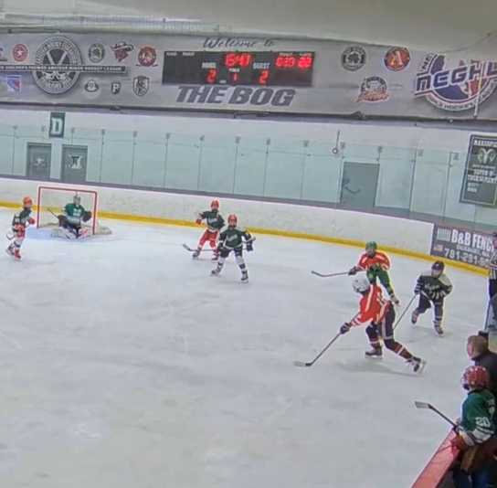 Chase Brine's goal Silver Lake Middle School vs Marshfield. 10-10-25