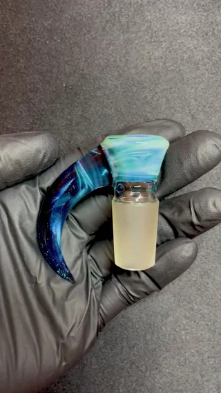 Preview pic of Aquamania/Blue Slyme/B. Stardust/ Blu V chaos 18mm slide