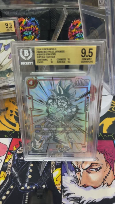 Immagine di Bandai Son Goku FB01-138 [Awakened Pulse] Beckett 9.5 - Dragon Ball 1