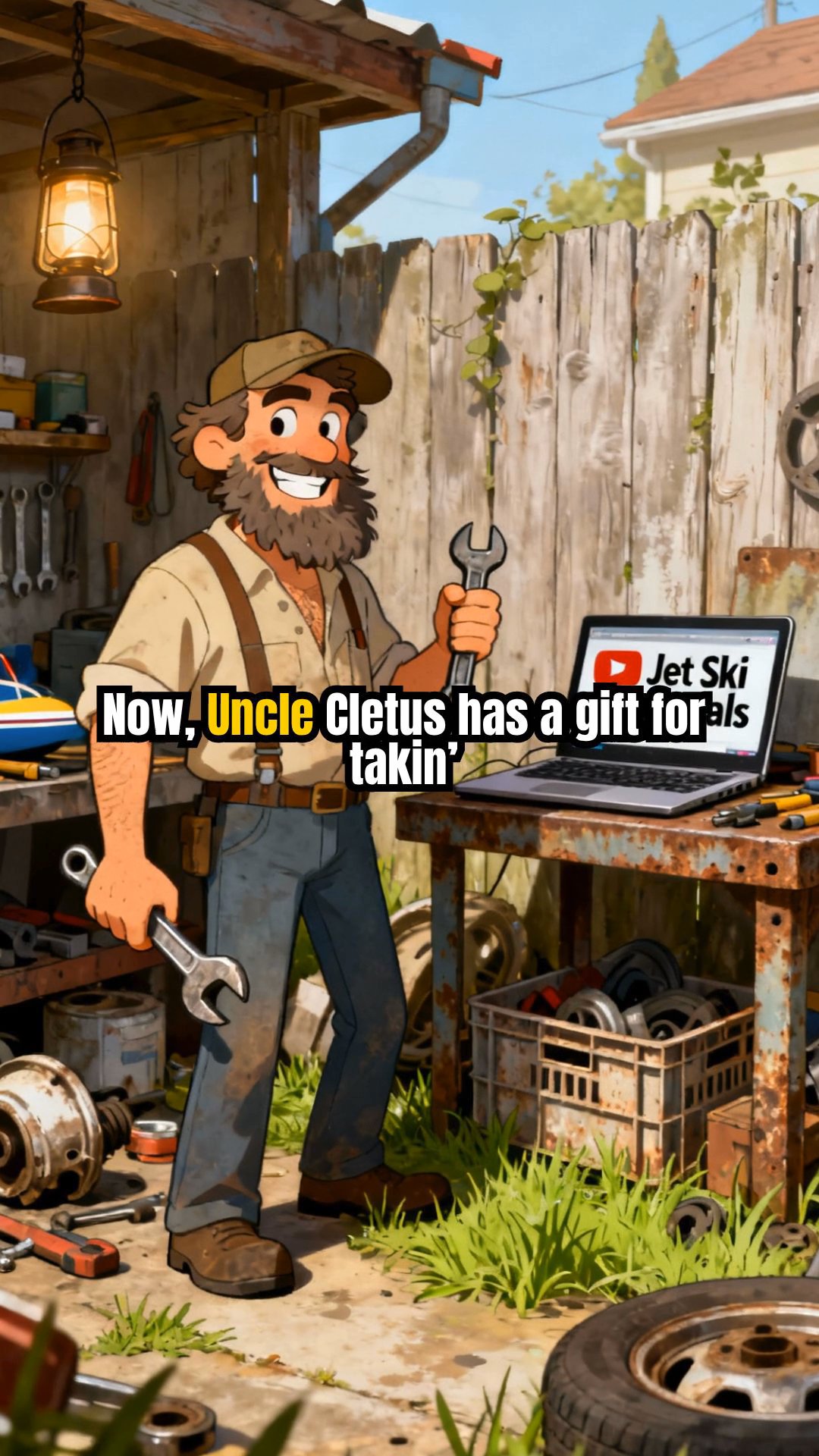 Uncle Cletus’ Homemade Jet Ski | Redneck Science in Action