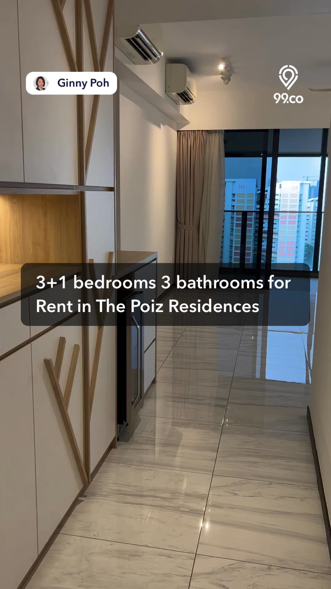 undefined of 1,184 sqft Apartment for Rent in The Poiz Residences