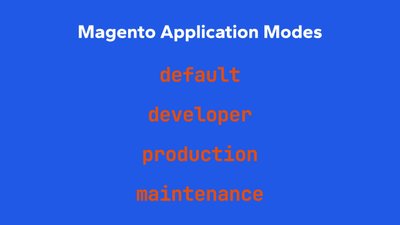 Explore application modes in Magento