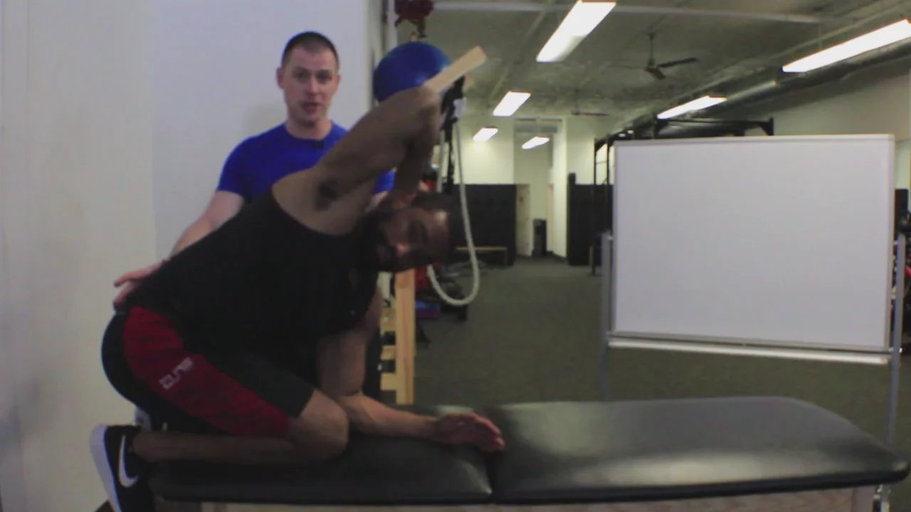 Thoracic Spine Rotational Mobilization, Stability and Strengthening Exercise