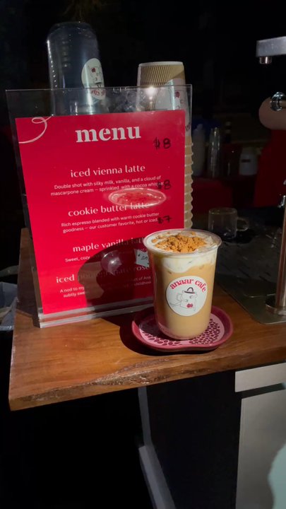 Anaar Cafe - Cookie butter latte - Coffee & Tea Near Me