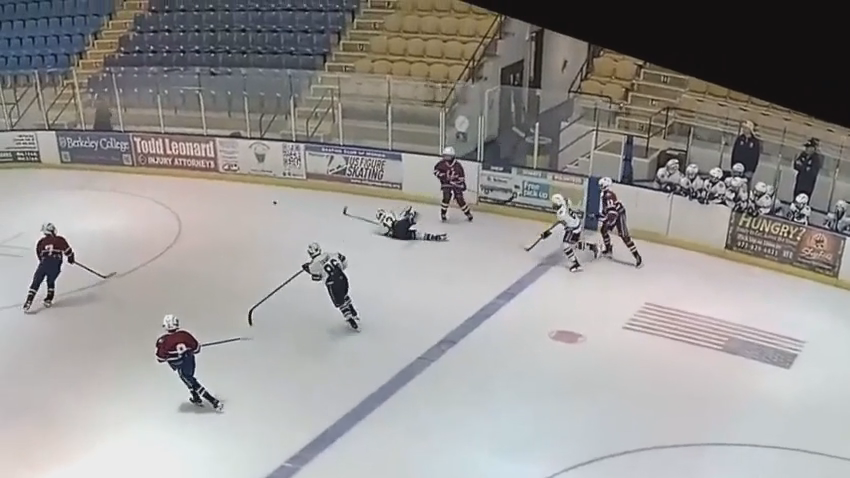 Jordan Marcus Delivers a Big Hit on the PK | Long Island Gulls 13U AAA