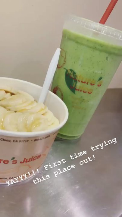 Nature's Juice - Açaí bowl and green smoothie! So refreshing!!! Especially after a gym session - Juice Bars & Smoothies Near Me - Walnut, California