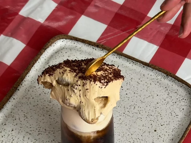 Grinders Coffee Roasters - Cold Brew and Tiramisu
