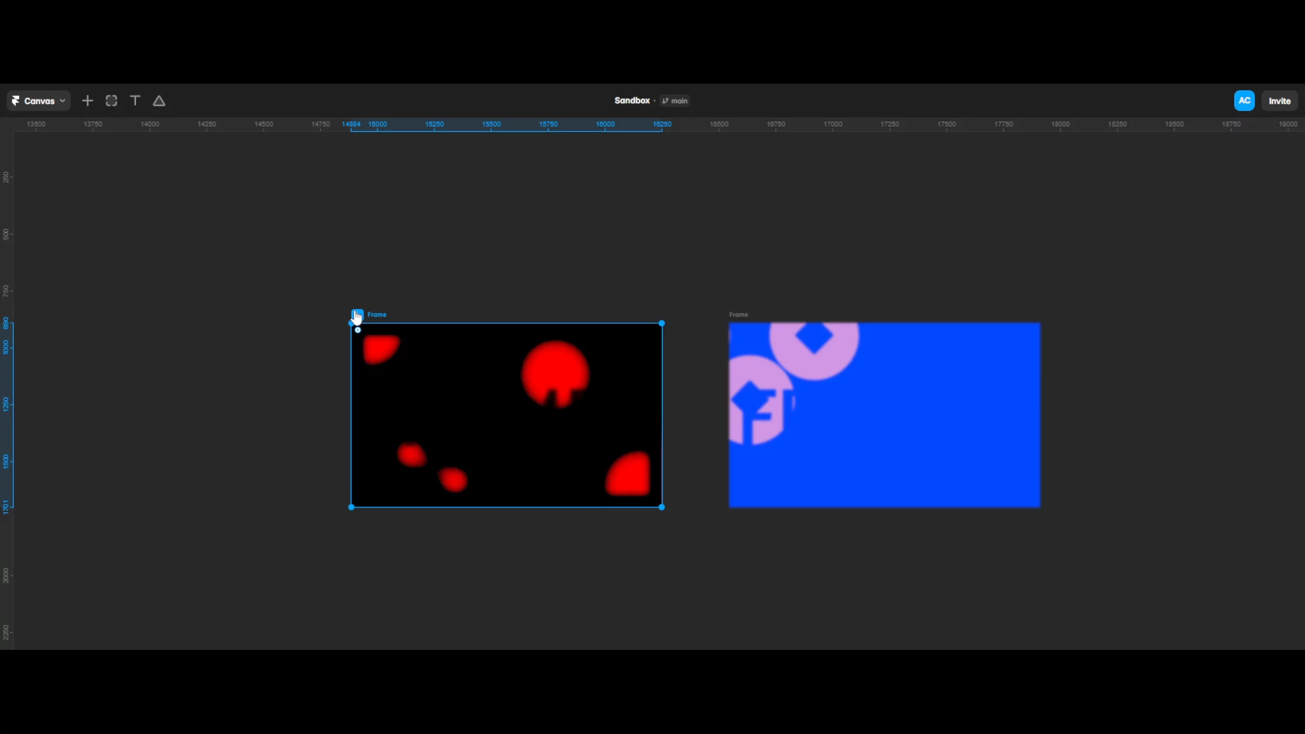 Playing around with blending modes and cursor follow.