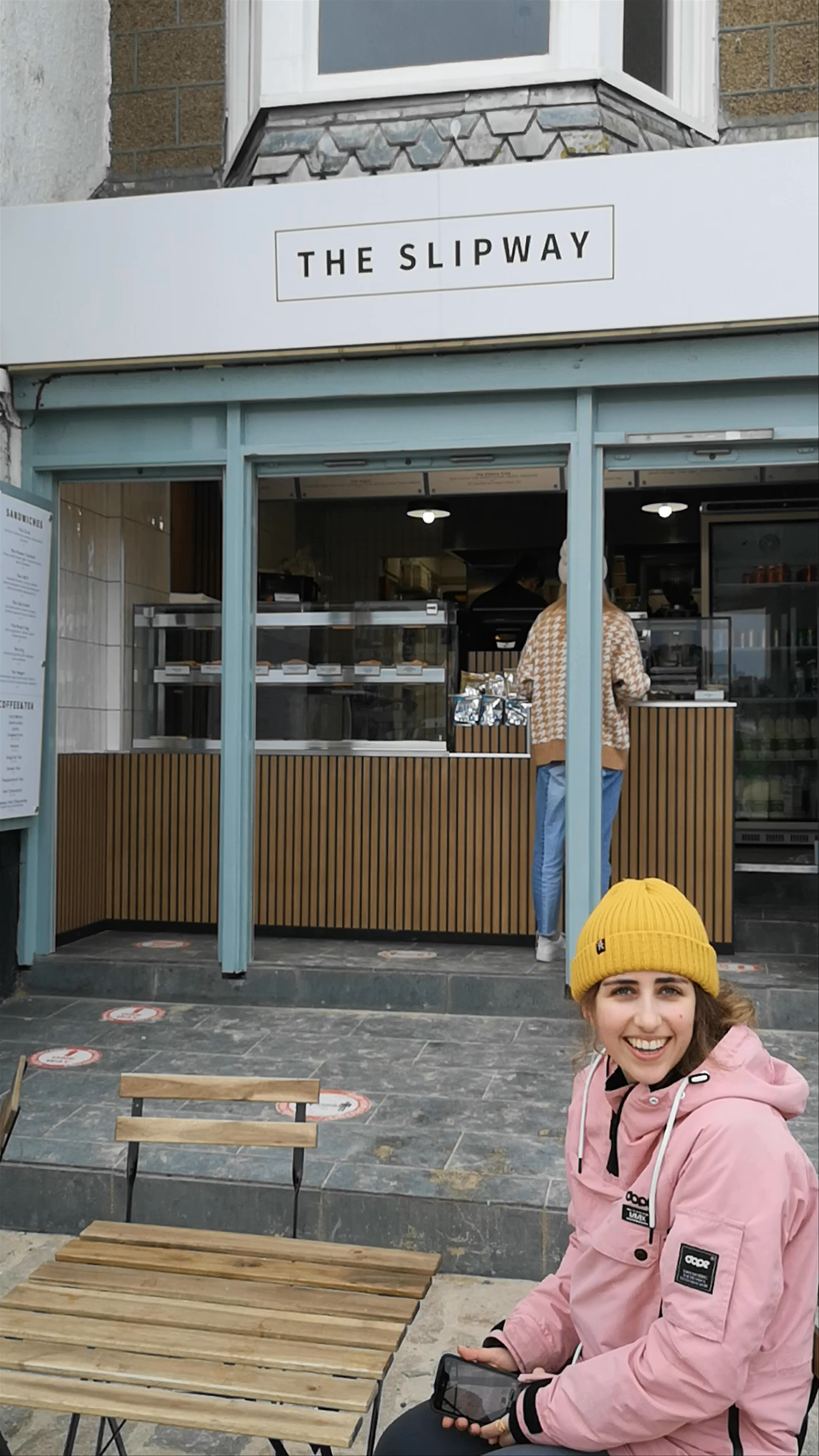 The Slipway cafe at the Pasty Bakery. 
