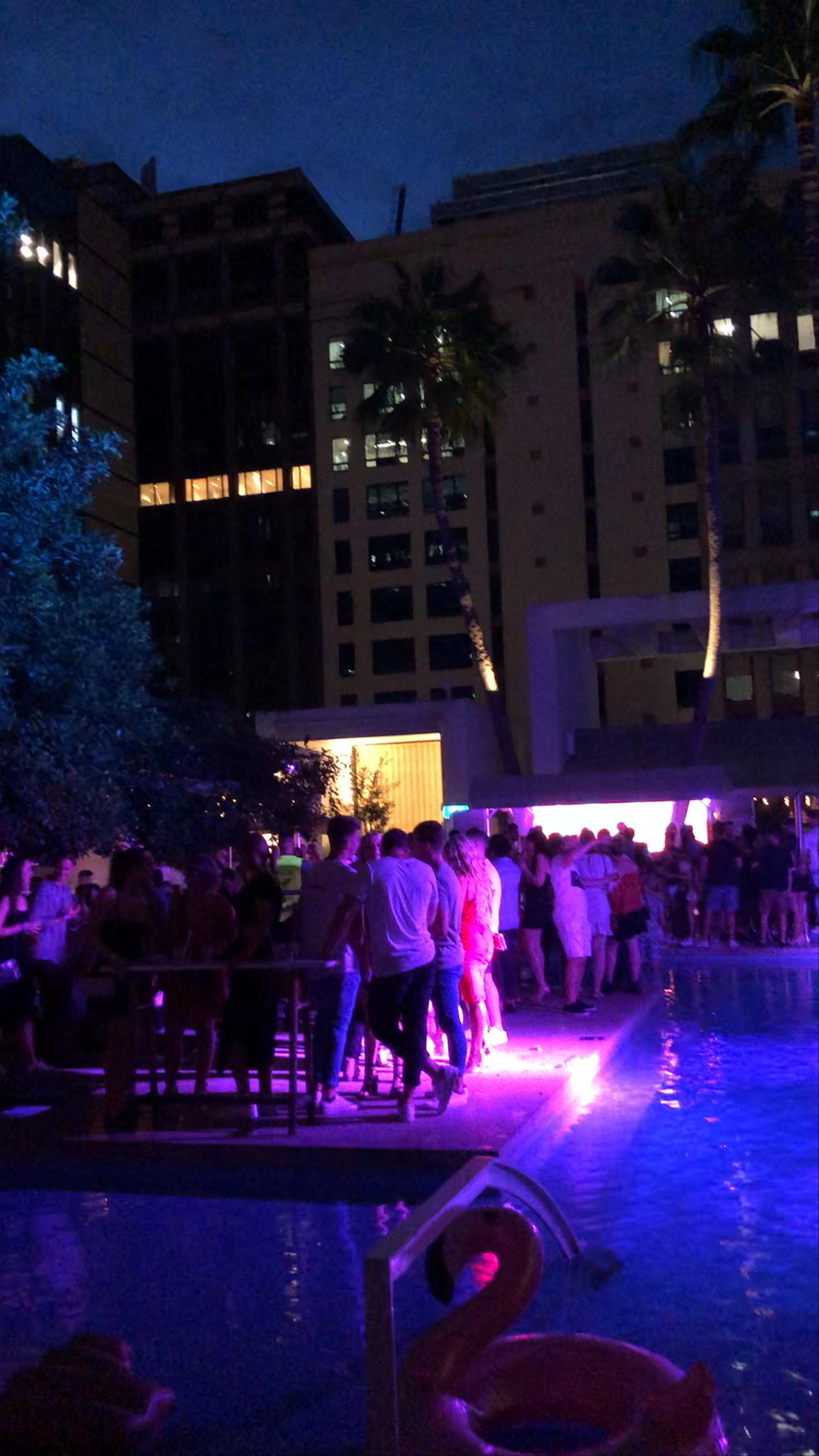 Night Pool Party Vibes at Ivy, George Street Sydney