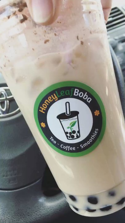 Honey Leaf Boba - Black tea sea cream! My favorite! - Tea Rooms Near Me - Yuma, Arizona