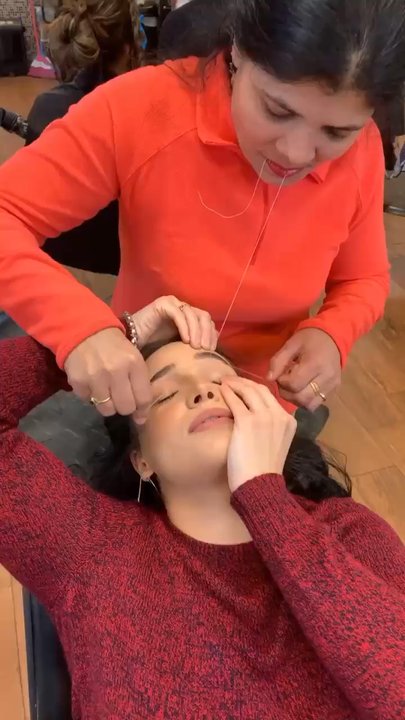 Split Ends Hair Salon - Threading is the best ways to make shape eyebrow Walk Ins welcome - Hair Salons Near Me - Johnston, Rhode Island