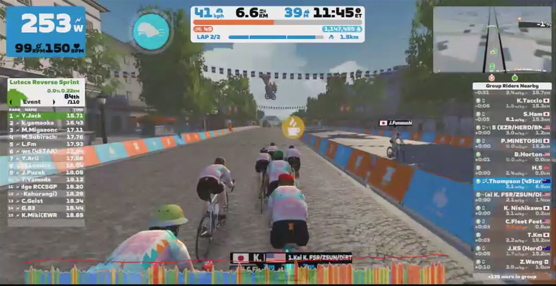 Zwift - Group Ride: Standard | Stage 4 | The Zwift Big Spin 2024 on Lutece Express in Paris