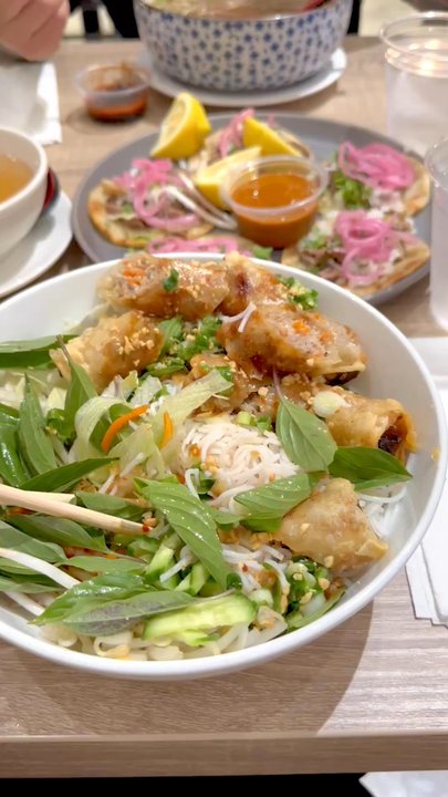 Pho N Mor - Vermicelli w eggrolls and pho tacos - Vietnamese Near Me - Glendora, California