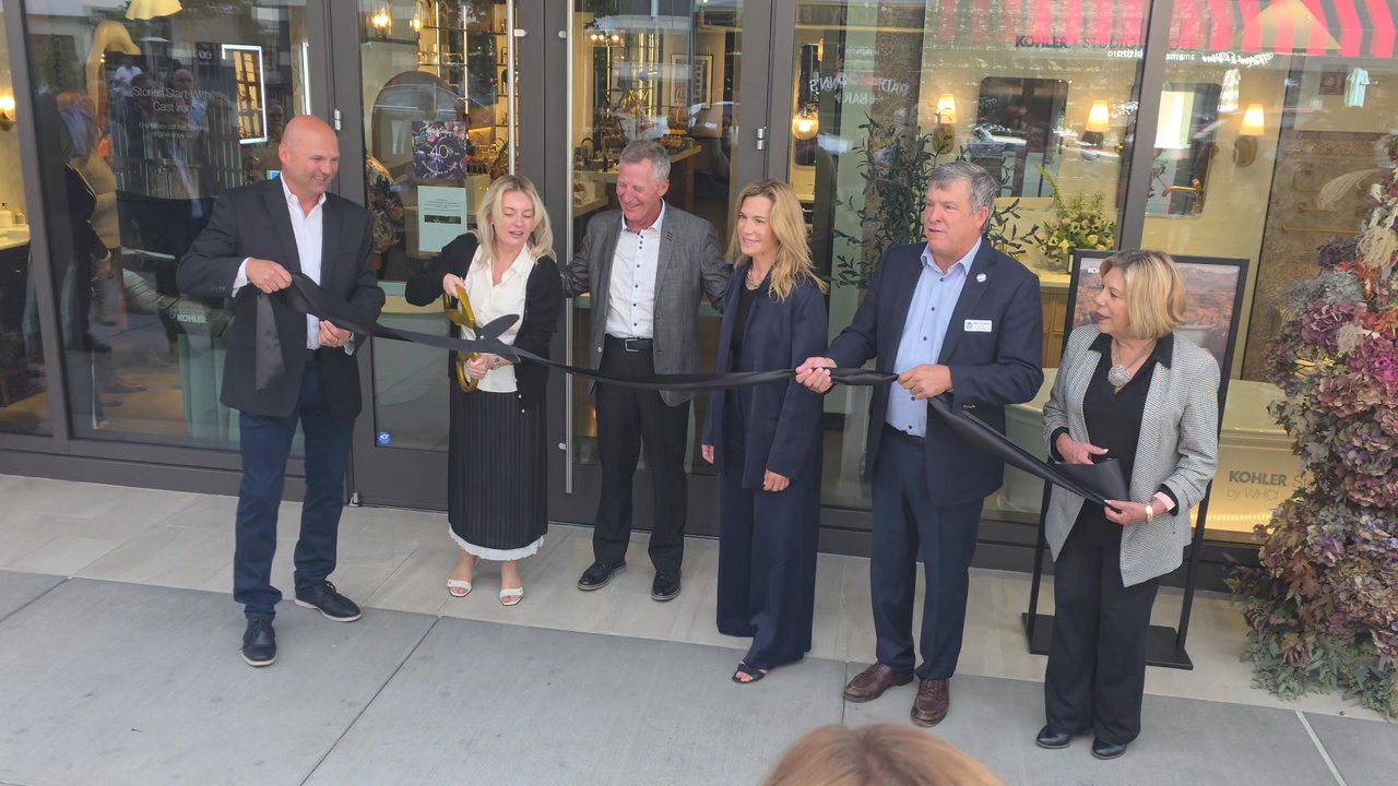 Kohler - A video clip of the ribbon cutting ceremony. - Kitchen Supplies Near Me - Burlingame, California