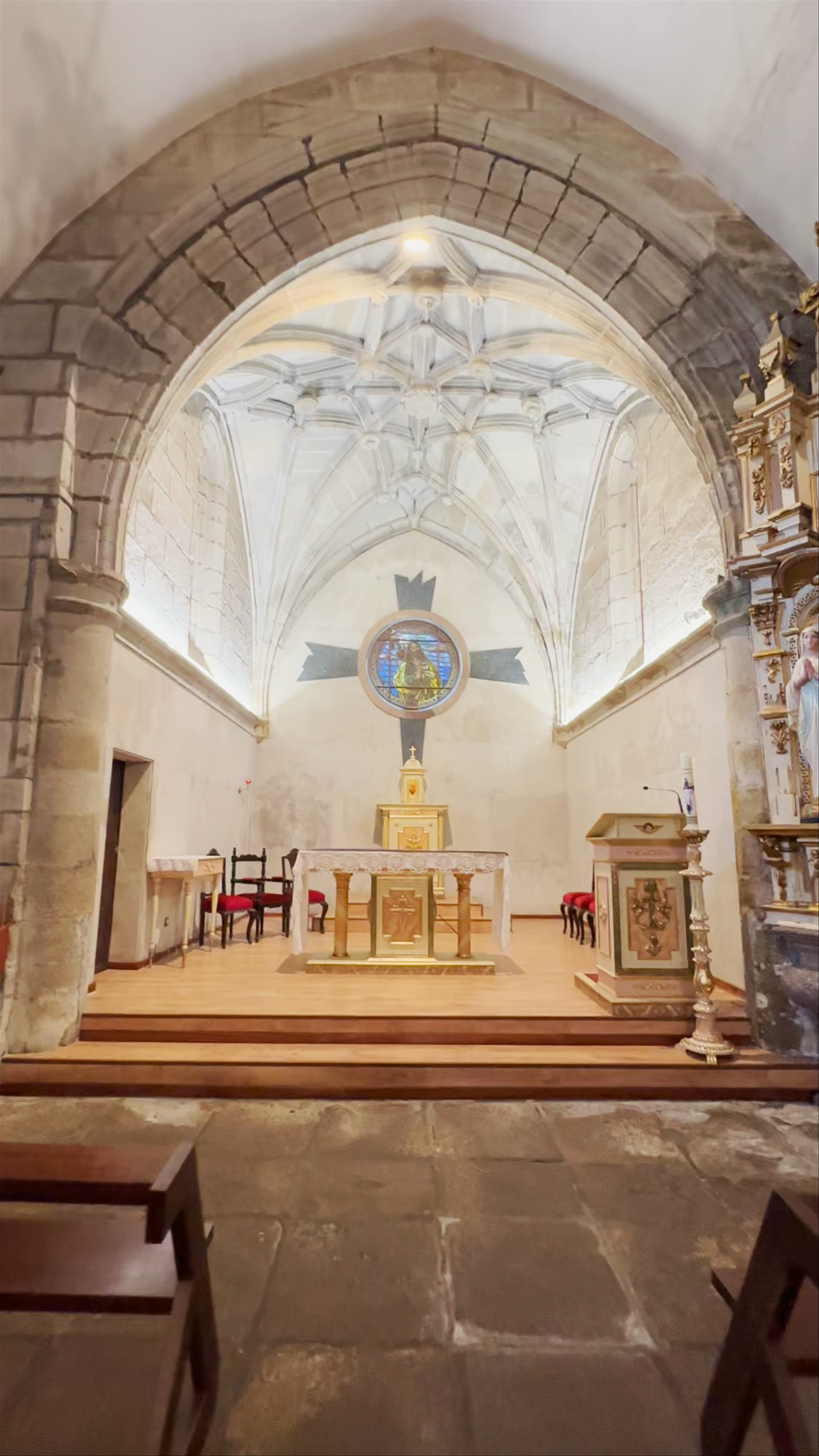 Gothic Beauty: Inside Convento de Vilavella, Redondela, Spain