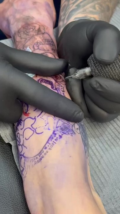 Unbroken - This is an outline of everything being done. - Tattoo Near Me - Reston, Virginia