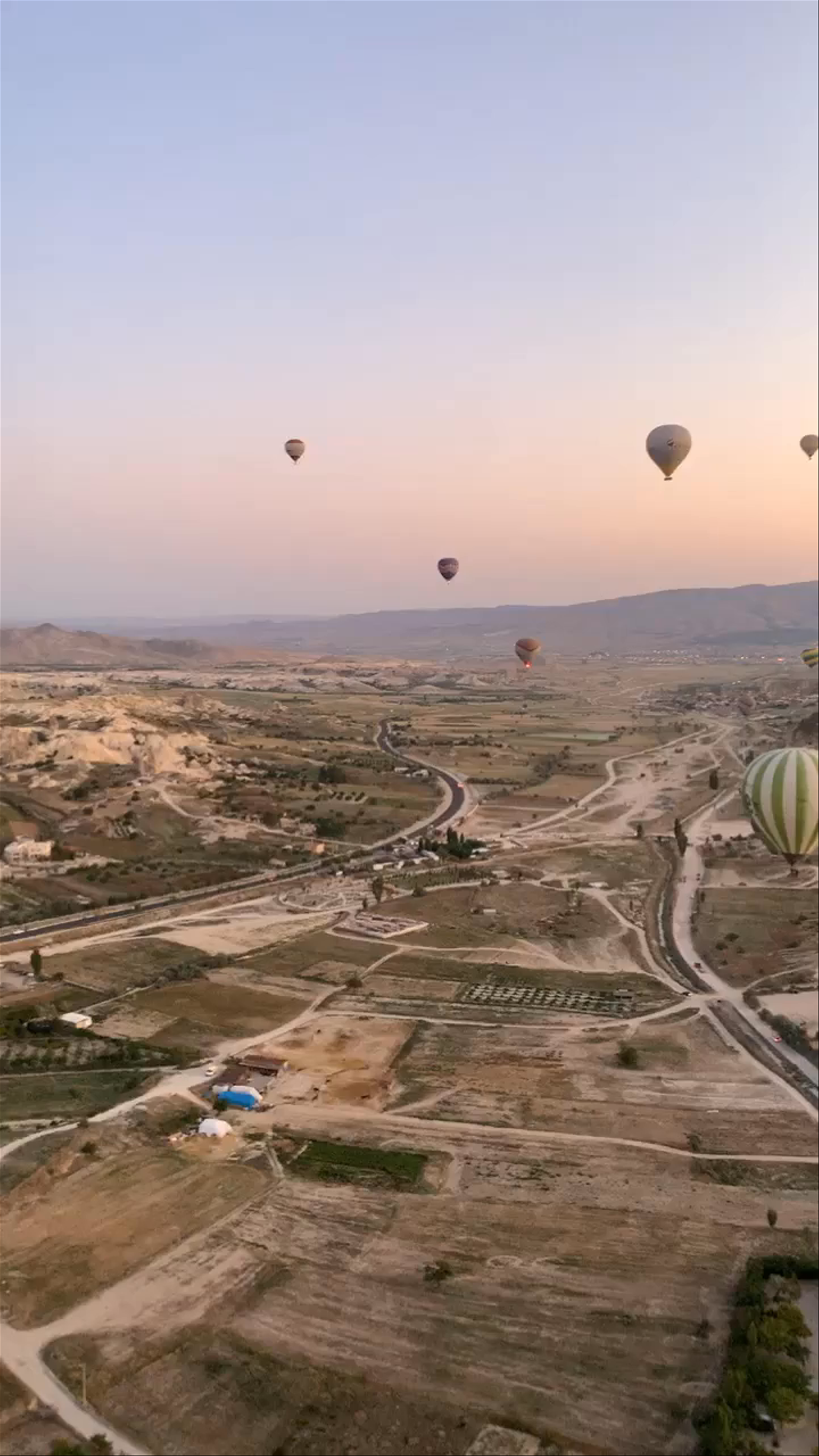 Hot air balloon over Cappadocia