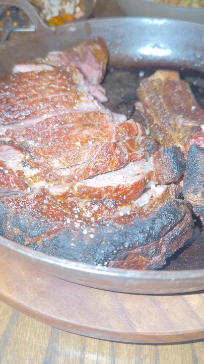 PYRO - 40 day bone in ribeye, brussel sprouts, friend rice and Pyro Cheeseburger* - Desserts Near Me - Phoenix, Arizona