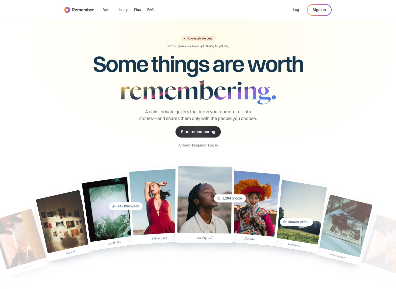 Remember Web!  Available in both Framer &amp; Next.js. Multiple interactions on this site were fun to build.