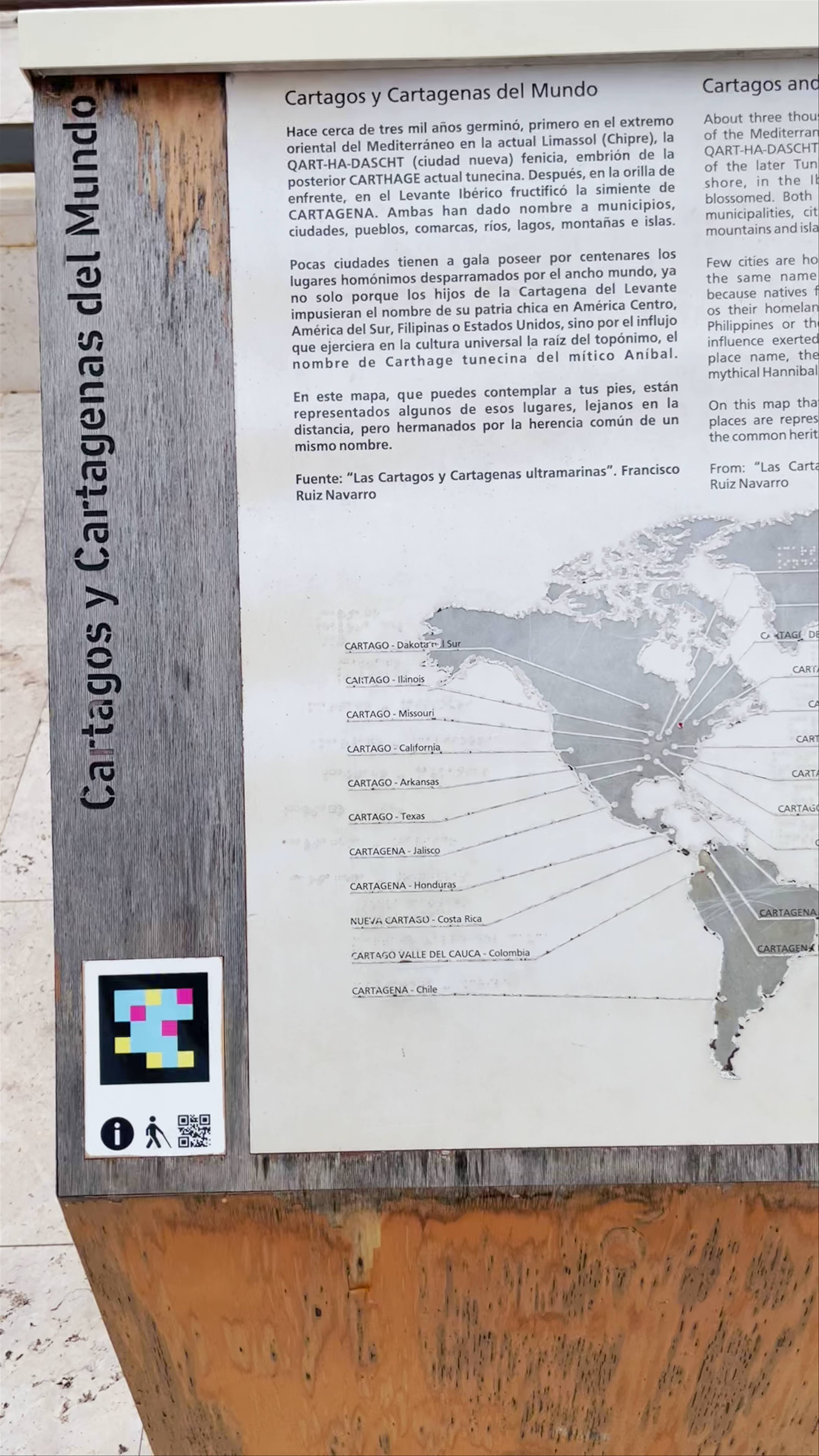 Plaza de las Cartagenas en el Mundo