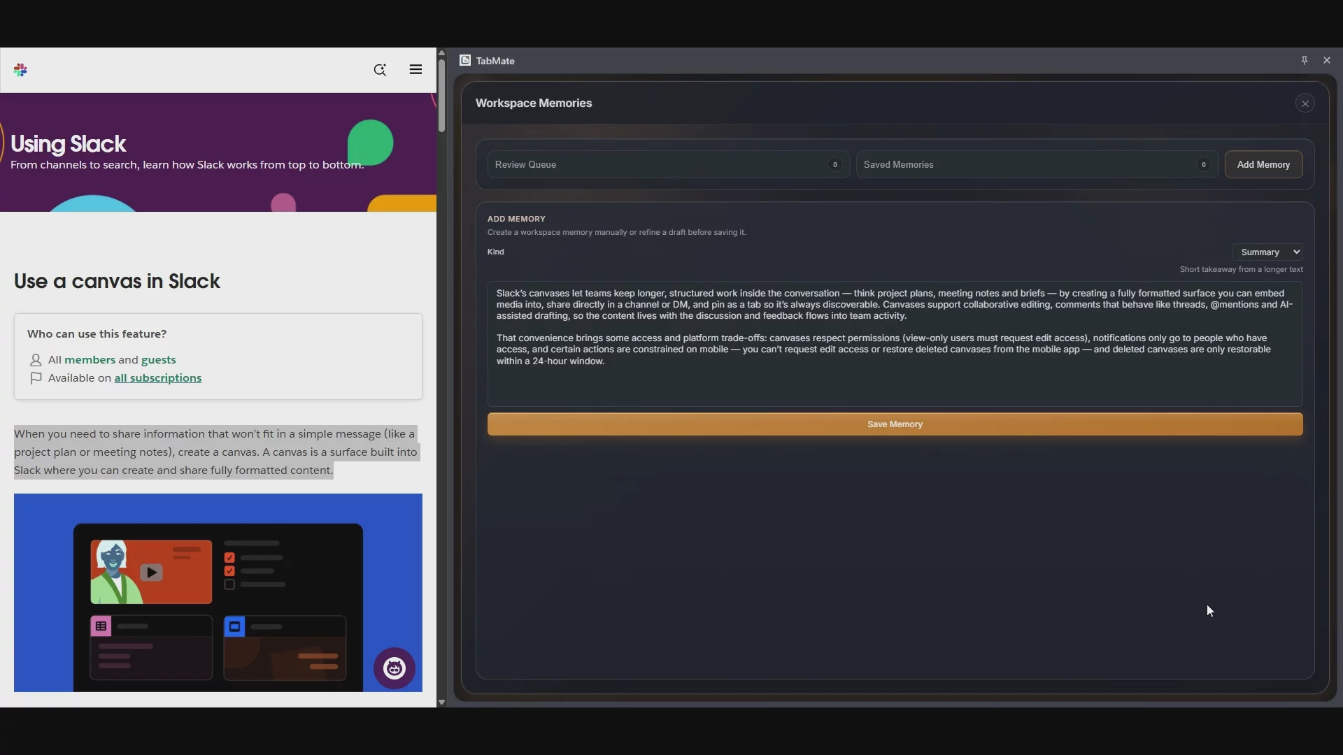 TabMate - Browser Research Assistant image 1