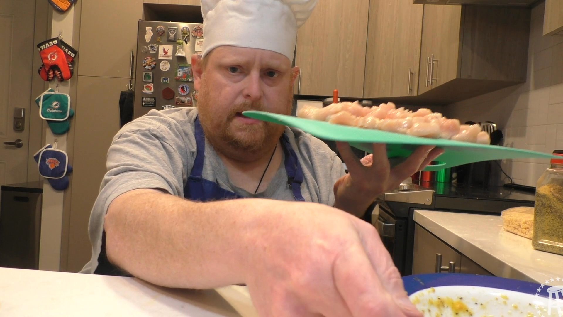 Tank Cooks Air Fried Popcorner Crusted Popcorn Chicken