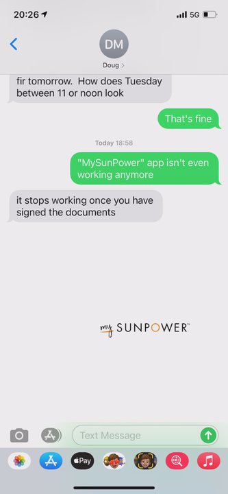 Hooked on Solar - app stops working after contract signed but It's worked 6 months until yesterday when monitoring system stopped working. No help - Solar Installation Near Me - Rocklin, California