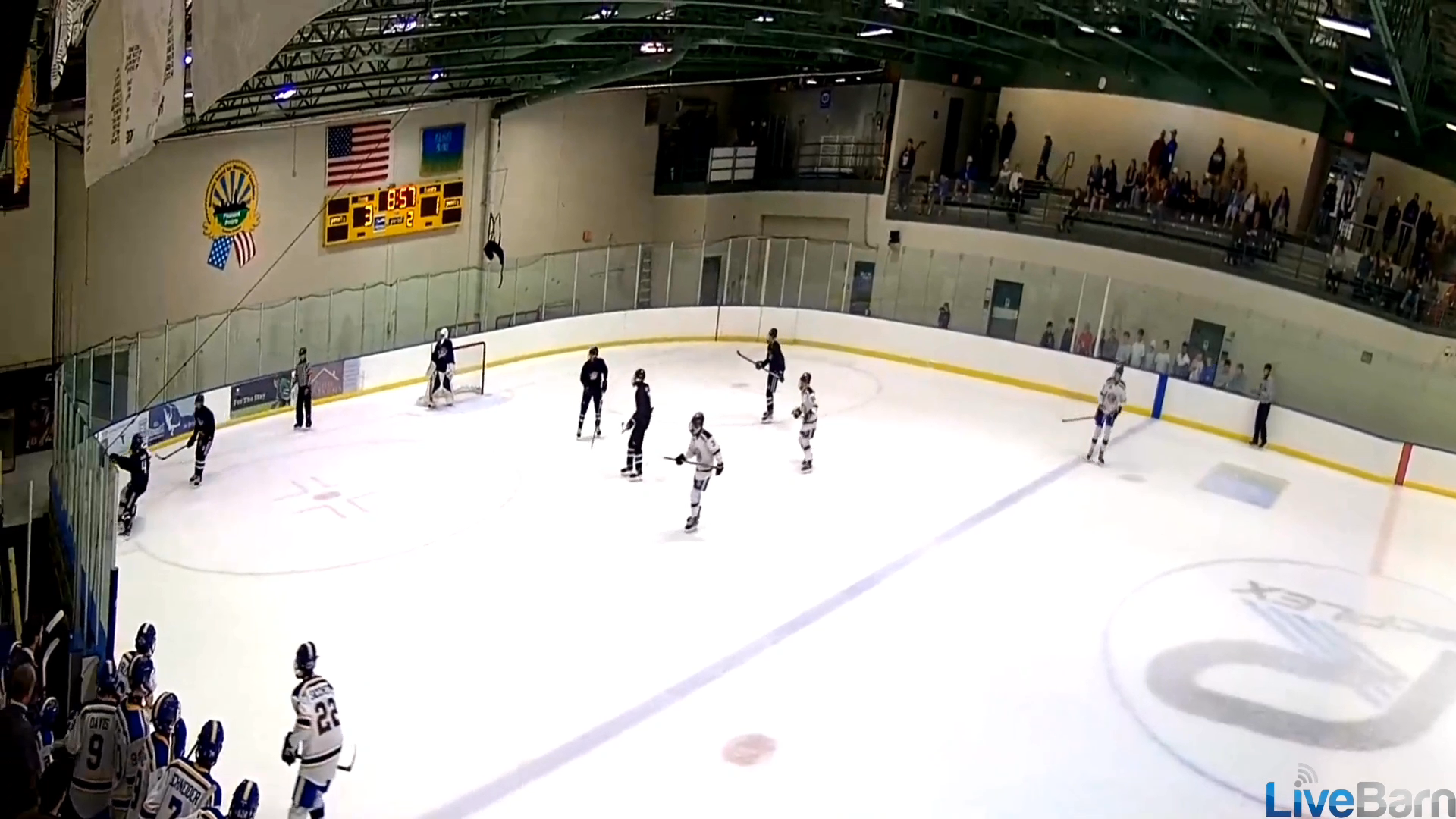 Alfonso Hermes: Offensive Highlights & Assists | Lakers High School Hockey backhand pass