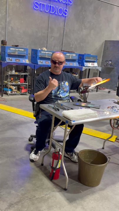 LeFrancis Studios - Greg is Always guiding you! - Glass Blowing Near Me - Las Vegas, Nevada