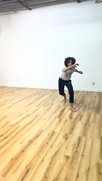 Dallas Capoeira - Kieran showing off his skills! - Martial Arts Near Me - Dallas, Texas