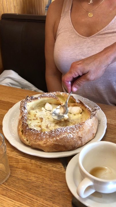 Original Pancake House - The making of the Dutch Baby - Breakfast & Brunch Near Me - Williamsville, New York