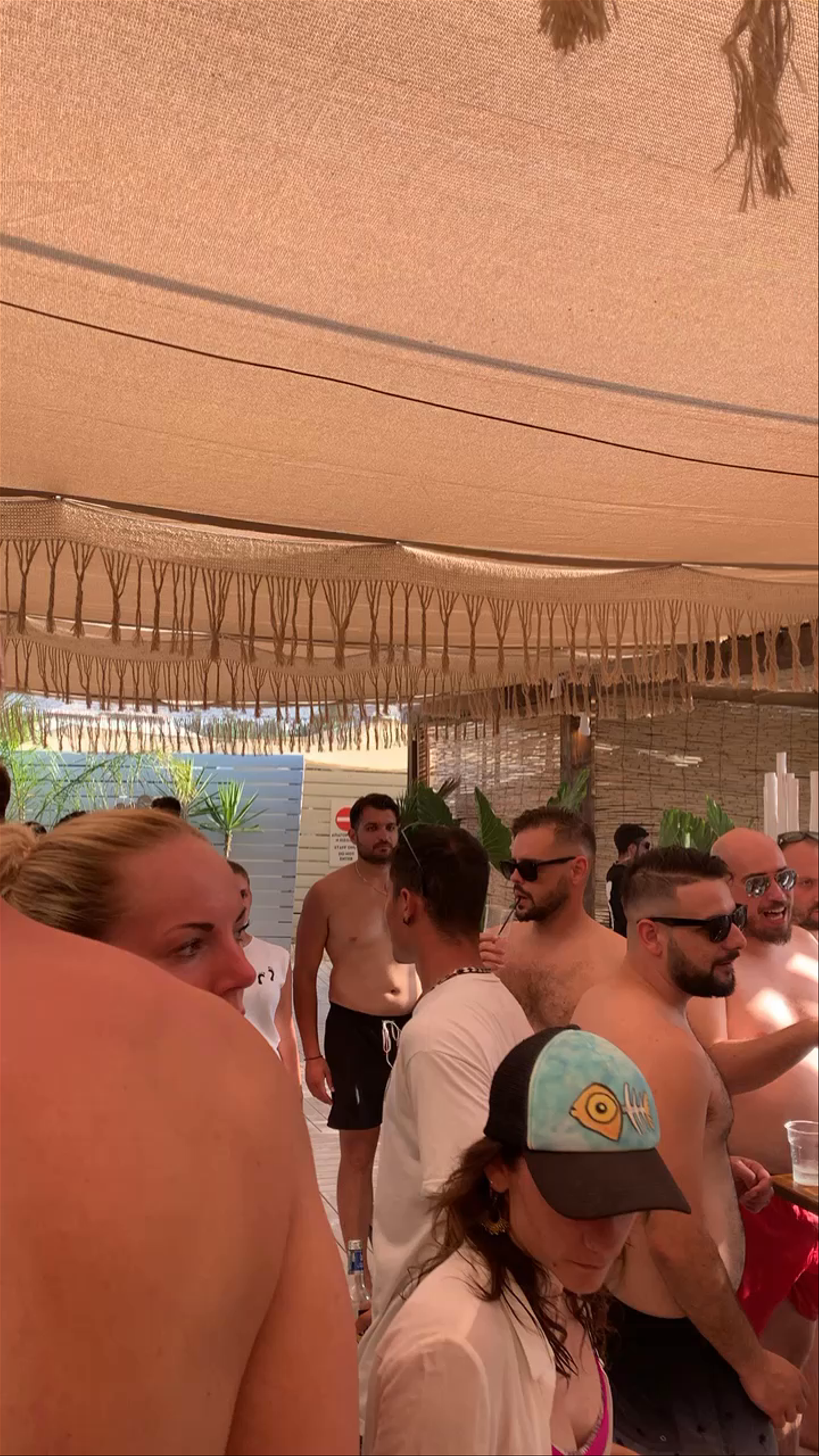 Leuki Ammos Beach Bar Party Vibes in Paliouri, Greece