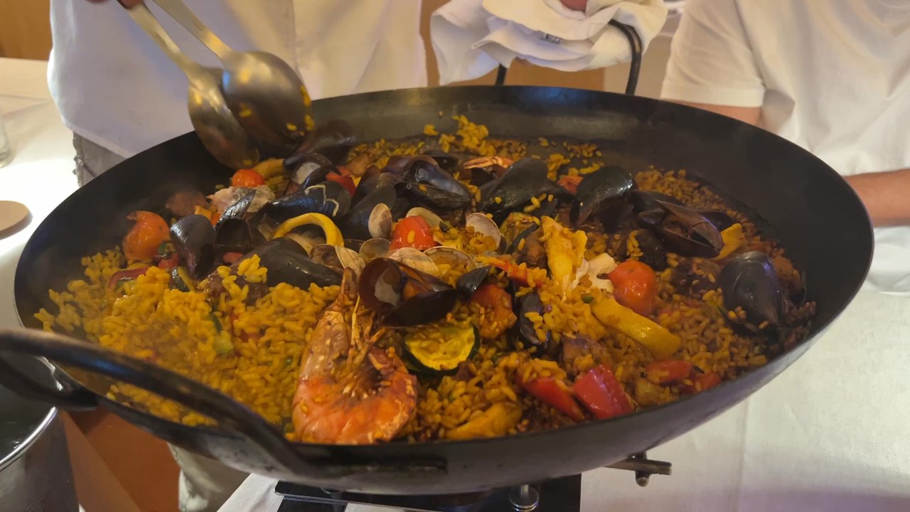 Boccaccio - Paella (2 persons portion) - HUGE! - Seafood Near Me - Nice, 06