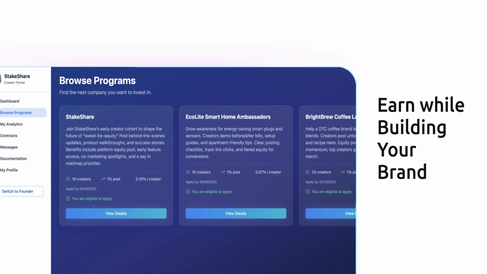 StakeShare - The New Marketing for Startups image 1