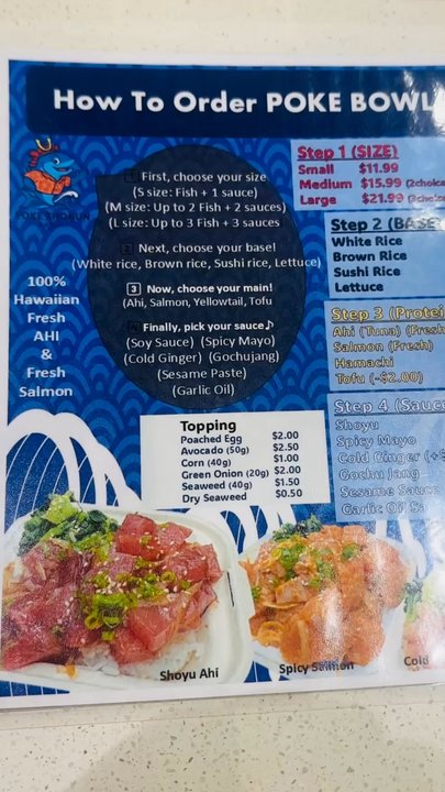 Poke Shogun - Poke Near Me - Honolulu, Hawaii