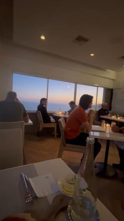 Huntley - View from the penthouse restaurant, sunset - Hotels Near Me - Santa Monica, California