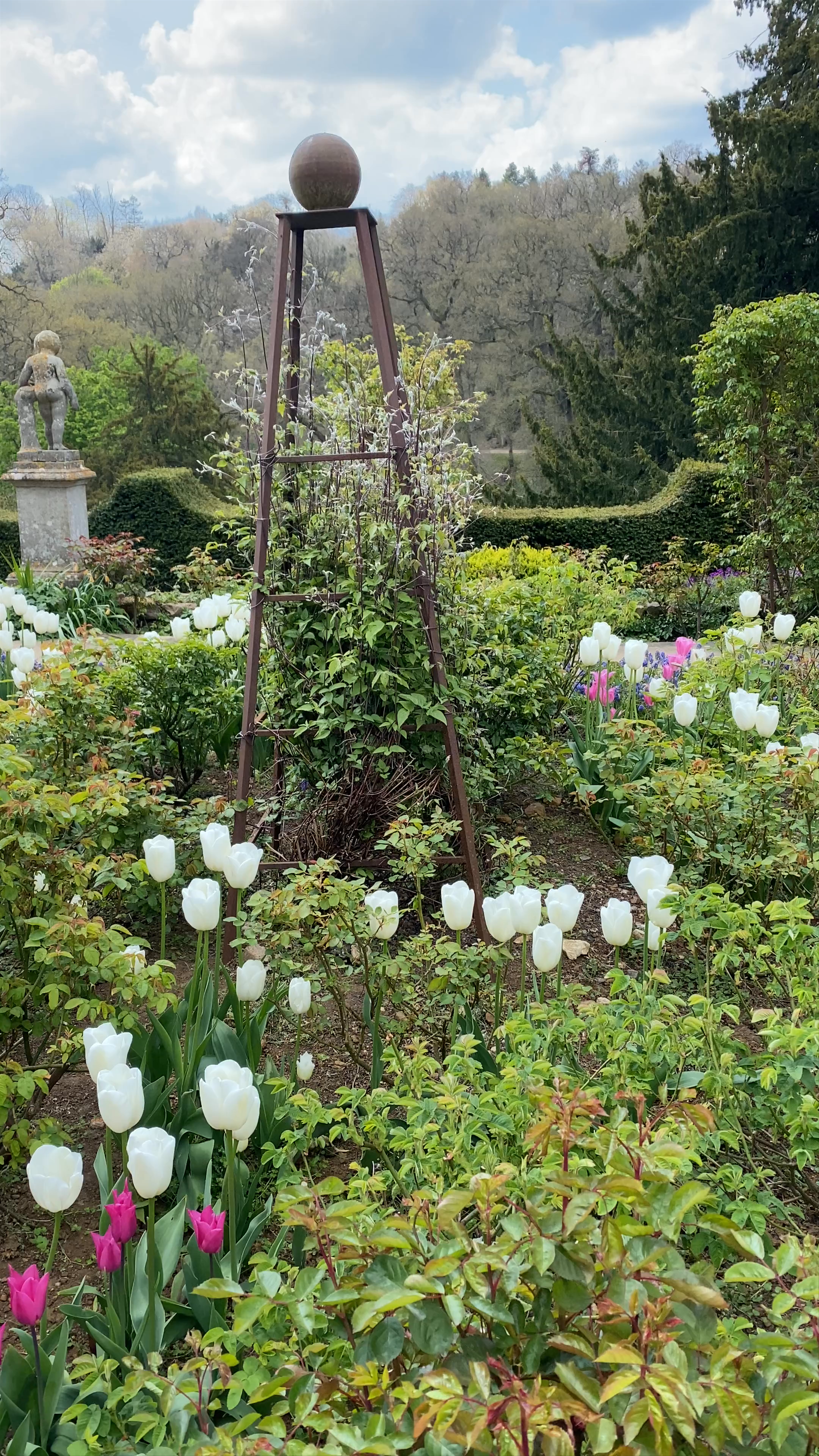 Springtime Serenity at Belvoir Castle Gardens, Grantham, UK