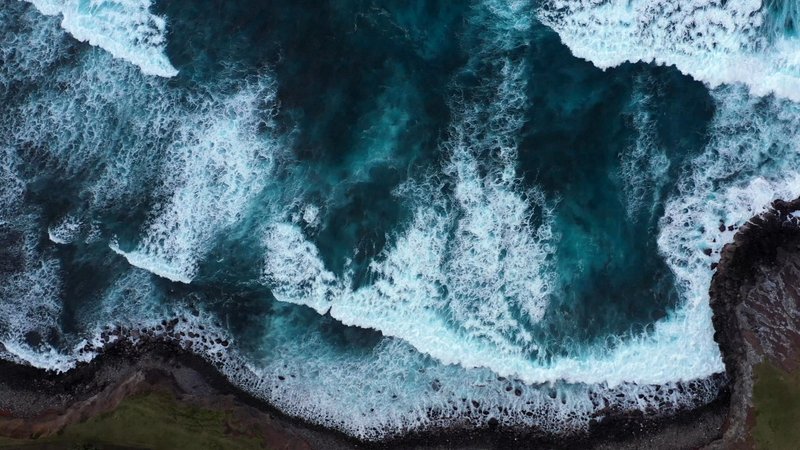 Coastal Drone, Scotland poster