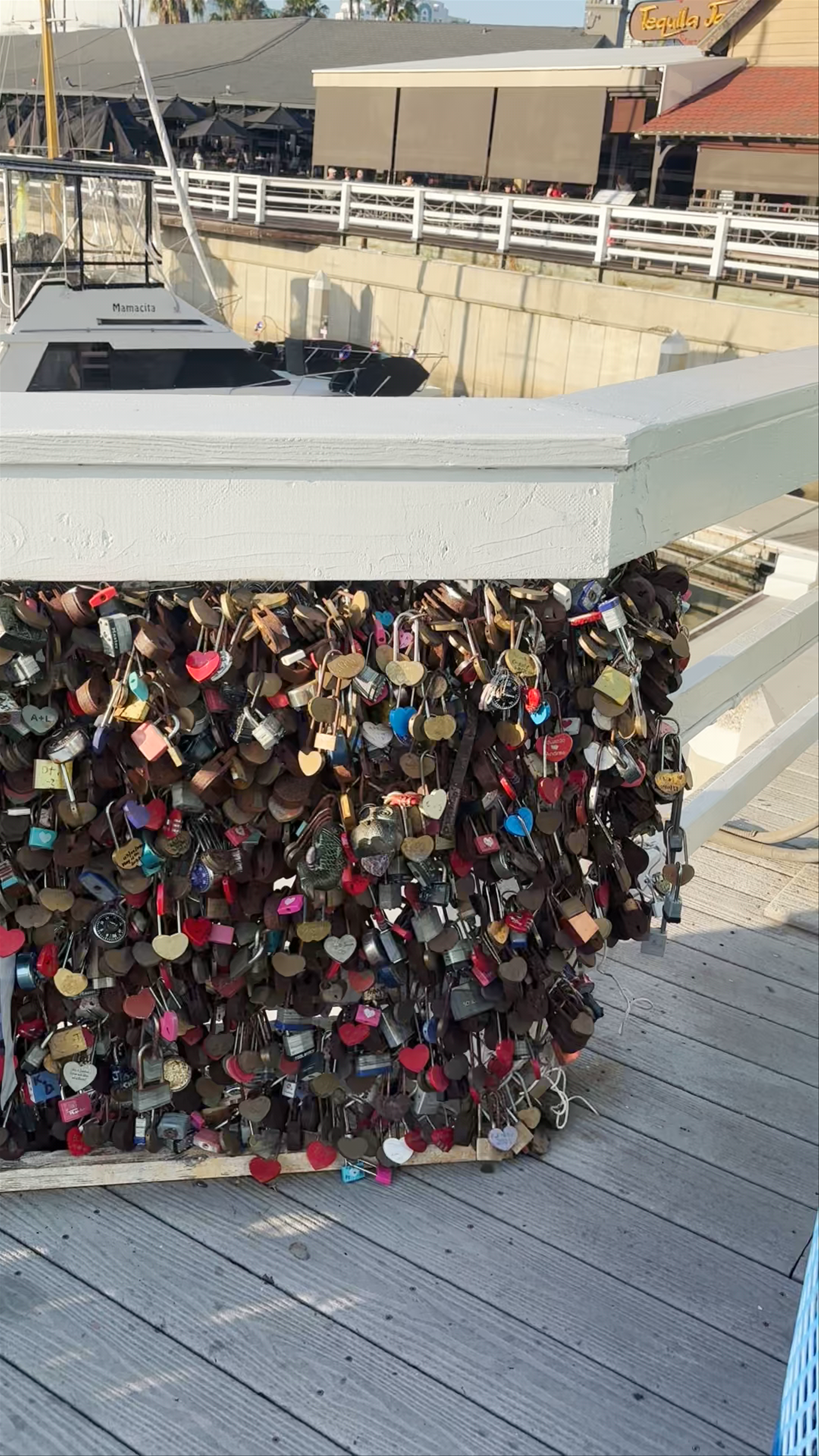 Love Locks at Shoreline Village, Long Beach - A Symbol of Everlasting Romance