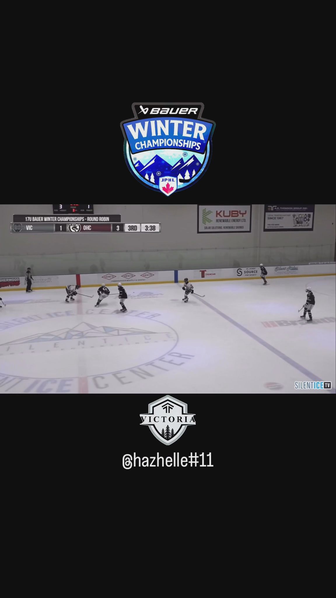 Haze Helle's Bobby Orr Style Highlight - Victoria Hockey Academy U17 JPHL