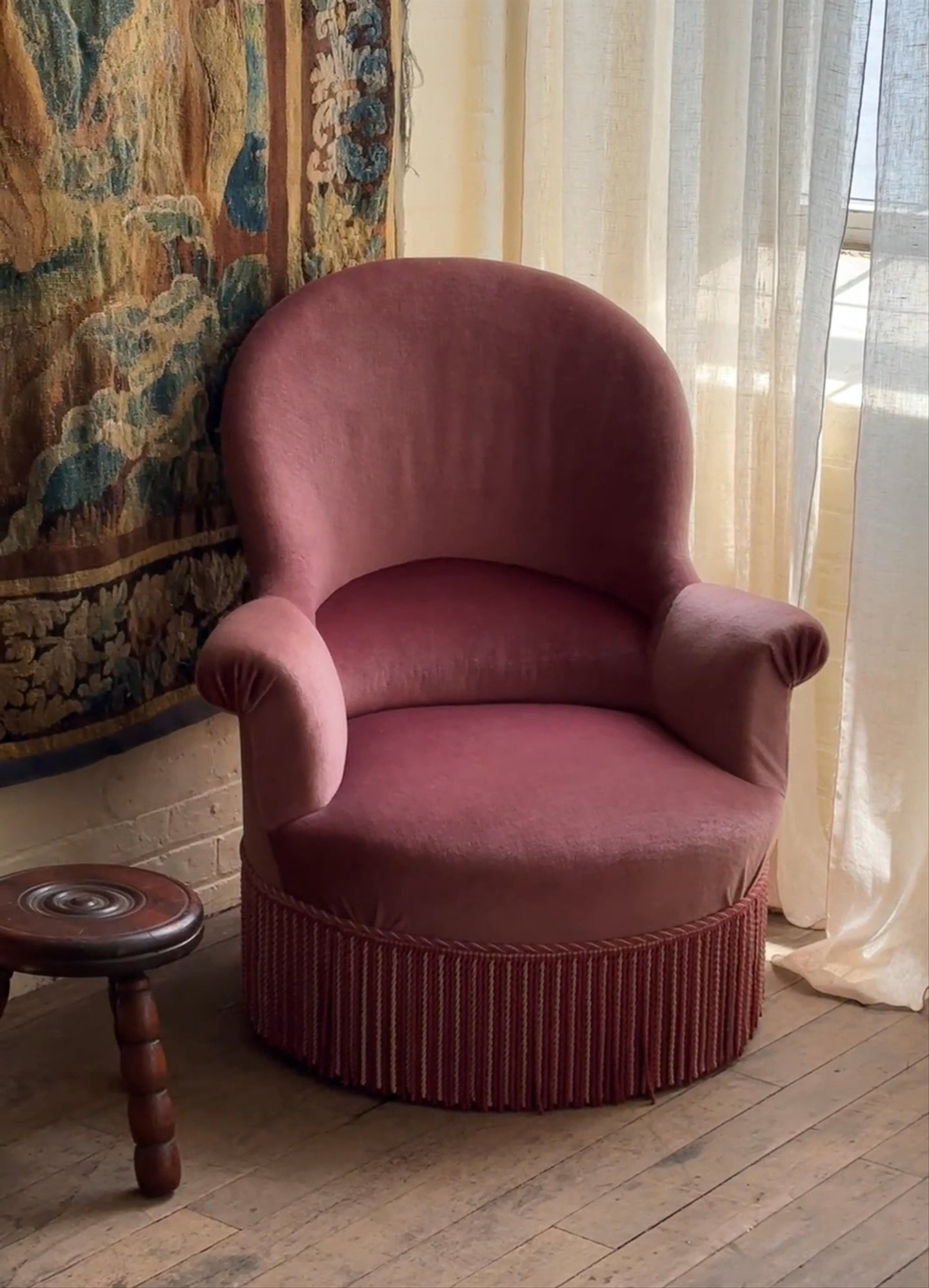 Rose Napoleon Armchair