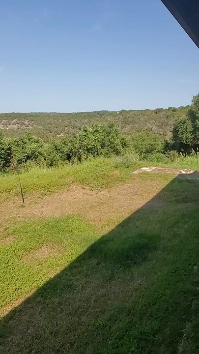 Mountain View Lodge - View from our balcony - Hotels Near Me - Wimberley, Texas