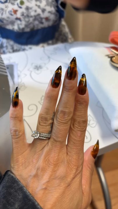 Kathy’s Nails - Obsessed, as always, with the service and my October fall design. Kathy is so AMAZING!  So great to work with her. - Nail Technicians Near Me