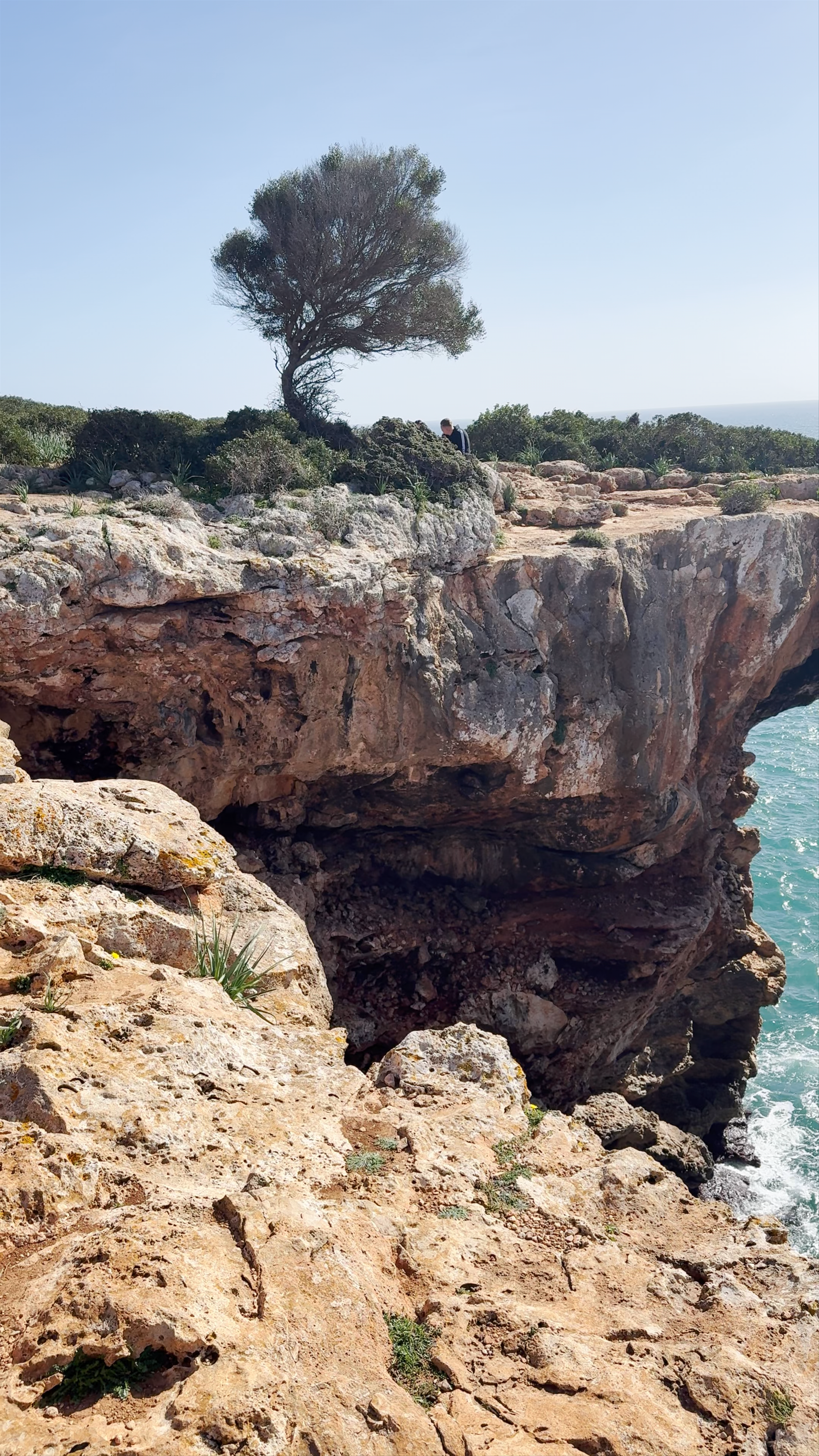 Pont natural d'Es Caló Blanc
