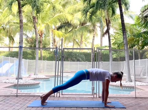 Mat pilates with yoga