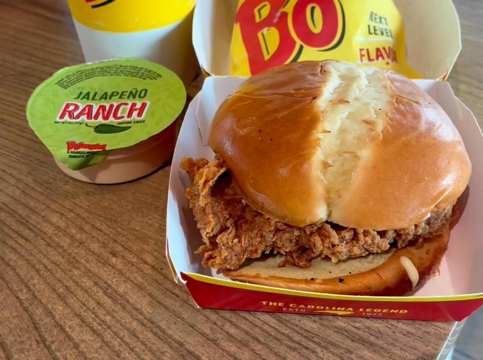 Bojangles - BO'S Chicken Sandwich Combo Meal with Seasoned Fries & Legendary Iced Tea Sweetened - Fast Food Near Me - Euless, Texas