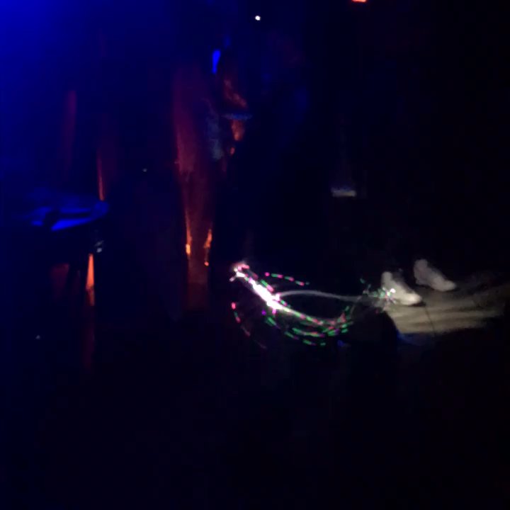 Tapa's Waikiki - LED fiber optic whip dancer at Friday night dance party - Karaoke Near Me - Honolulu, Hawaii